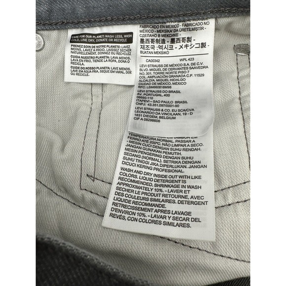 Levi Strauss 501 Size 38x33 Gray Pristine conditio gray clean see notes - Picture 7 of 10